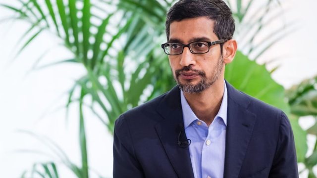 ceo alphabet sundar pichai