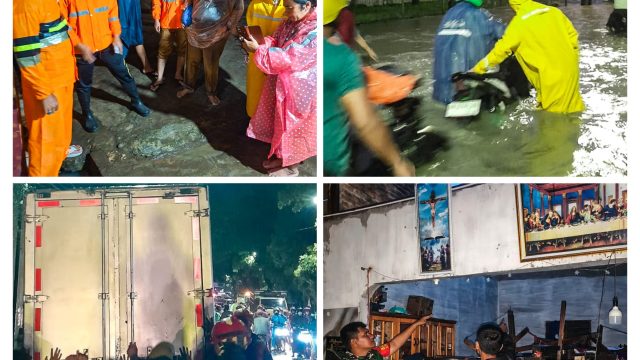 BPBD Pematangsiantar Turun Langsung Tangani Banjir dan Kerusakan Akibat Cuaca Ekstrem