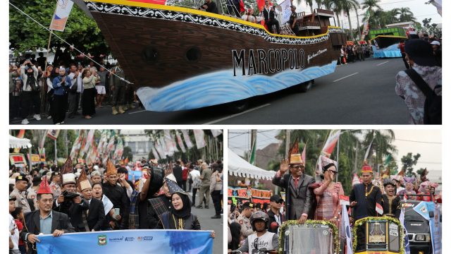 Karnaval HUT ke-155 Kota Pematangsiantar Berlangsung Meriah, Ribuan Warga Tumpah Ruah