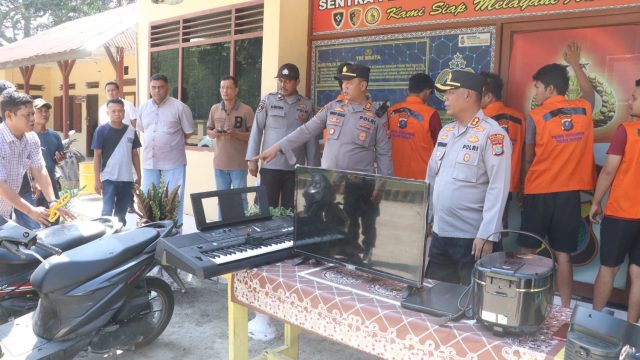 Polsek Gunung Malela Hantam Jaringan “Maling Serbabisa”: Curanmor, Bongkar Rumah hingga Sawit Dibongkar Sekaligus