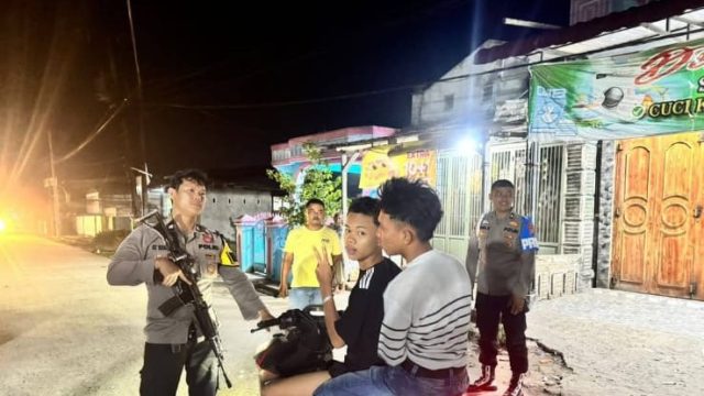 Kapolsek Talawi Turun Langsung, Operasi Malam Sasar Tawuran Remaja dan Gangguan Kamtibmas