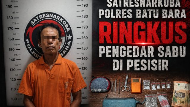 Polres Batu Bara Tak Beri Ruang! Terduga Pengedar Sabu di Pesisir Lima Puluh Diringkus, Barang Bukti dan Jaringan Diburu