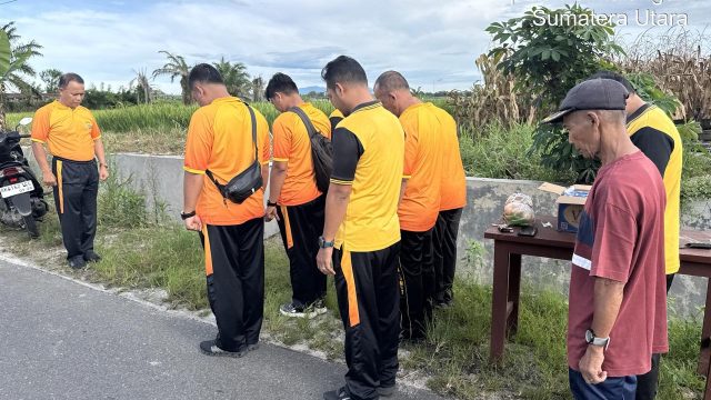 Kapolsek Tanah Jawa Pimpin Langsung Korve Panen Raya Jagung Serentak Kuartal II 2026