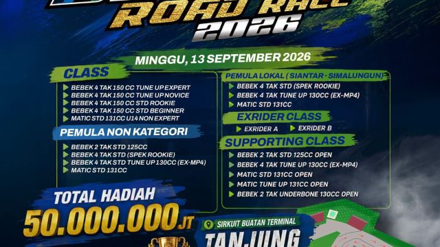 Siantar Road Race 2026 Siap Digelar, Perebutkan Total Hadiah Rp50 Juta di Sirkuit Buatan Terminal Tanjung Pinggir