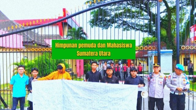 HIPMASU Kepung Mapolda Sumut, Desak Bongkar Dugaan Sarang Judi dan Narkoba di Dairi