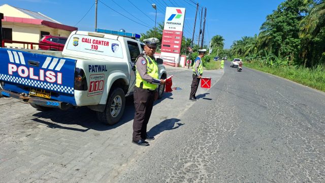 Cegah Balap Liar dan Begal, Satlantas Polres Simalungun Patroli Jalur Rawan Laka Siantar–Perdagangan