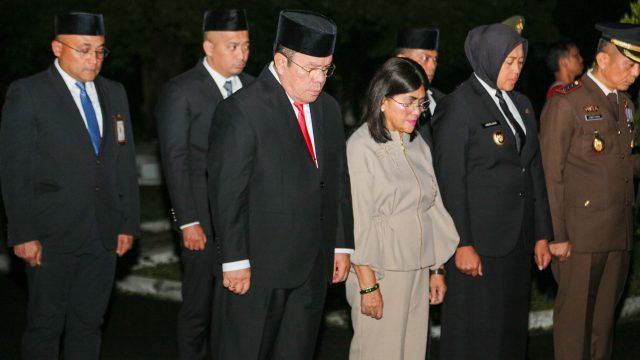 Apel Kehormatan dan Renungan Suci HUT ke-81 RI, Wali Kota Pematangsiantar Kenang Jasa Para Pahlawan