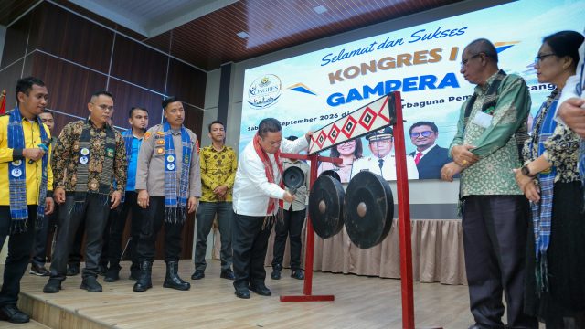Wali Kota Wesly Silalahi Buka Kongres I Gampera, Dorong Pemuda Aktif Layani Masyarakat